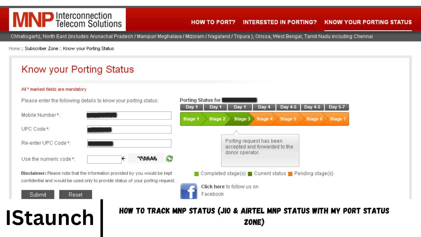 Staunch Example How to Track MNP Status (Jio & Airtel MNP Status with My Port Status ...