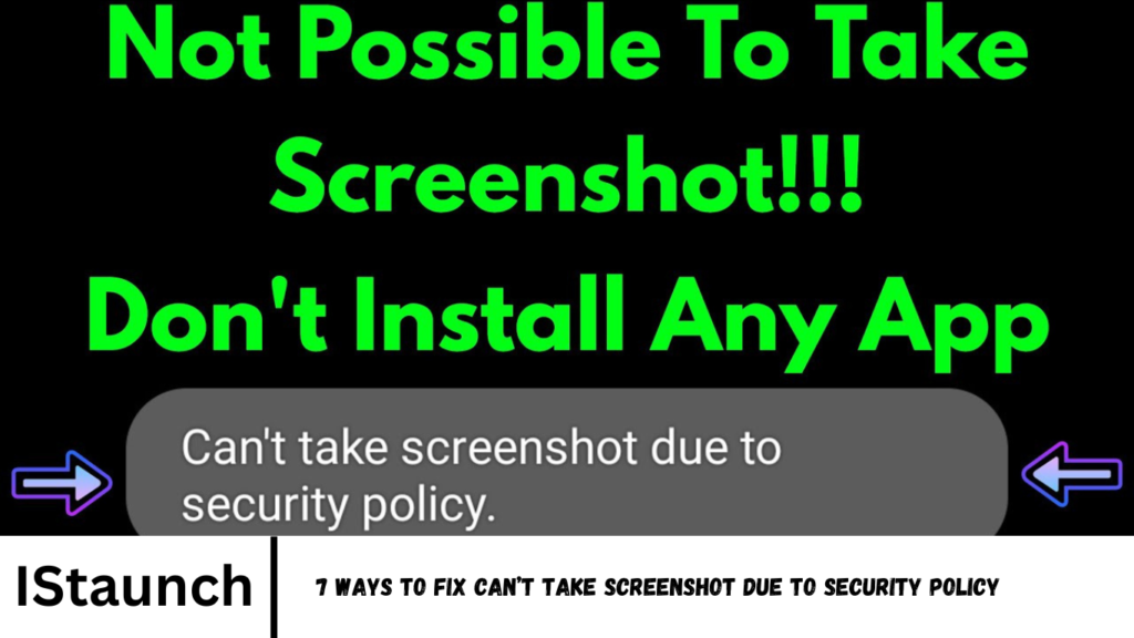Screenshot Due to Security Policy