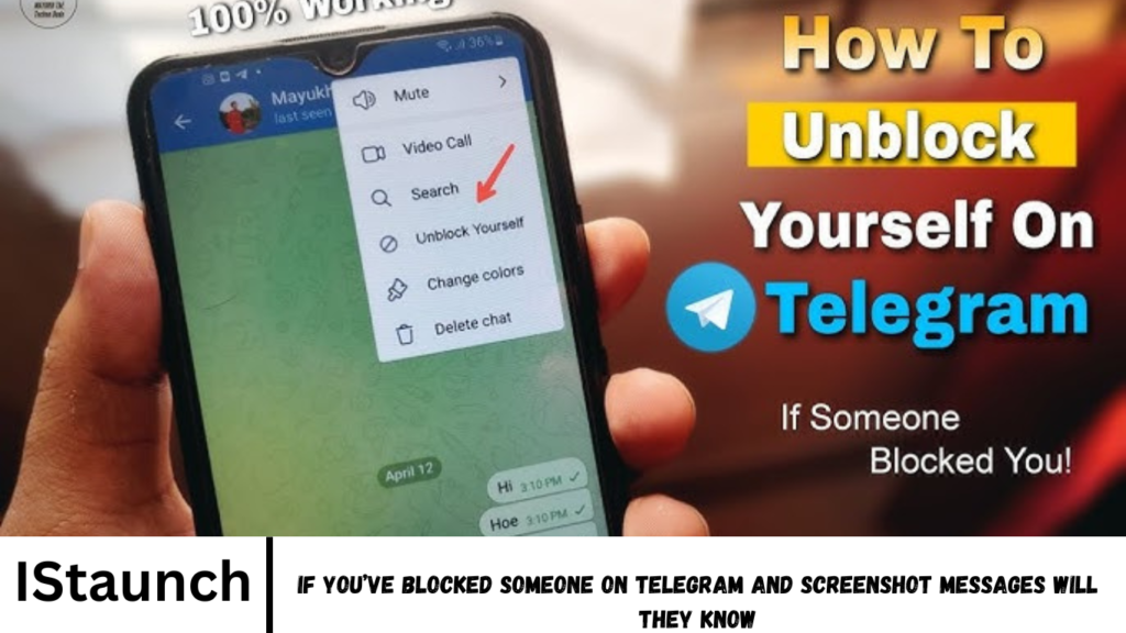 Blocked Someone on Telegram and Screenshot Messages