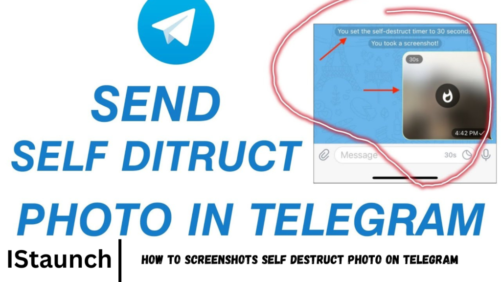 Screenshots Self Destruct Photo on Telegram