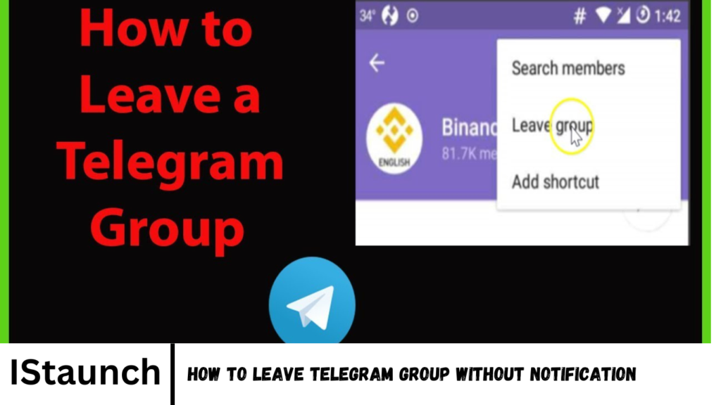 Leave Telegram Group Without Notificatio