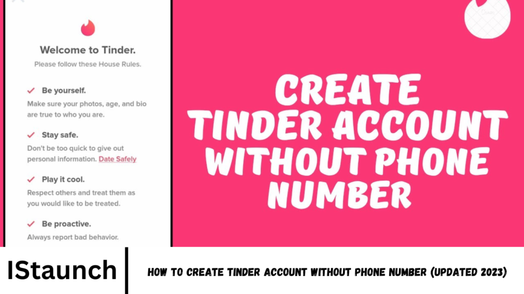 Create Tinder Account Without Phone Number