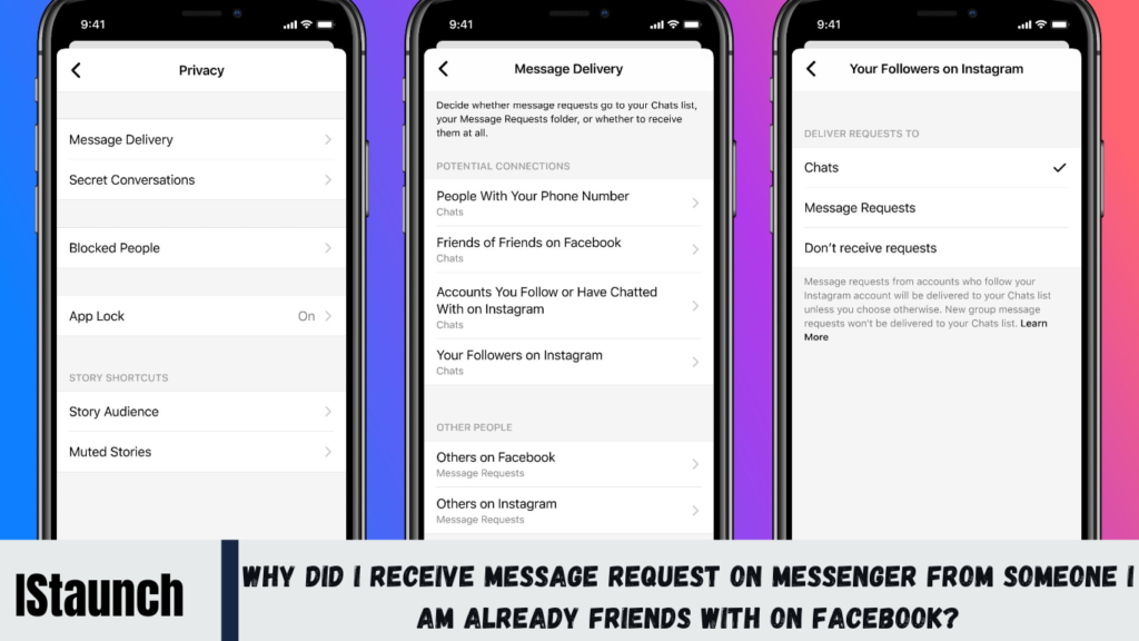 Why Did i Receive Message Request on Messenger from Someone i am Already Friends With on Facebook?