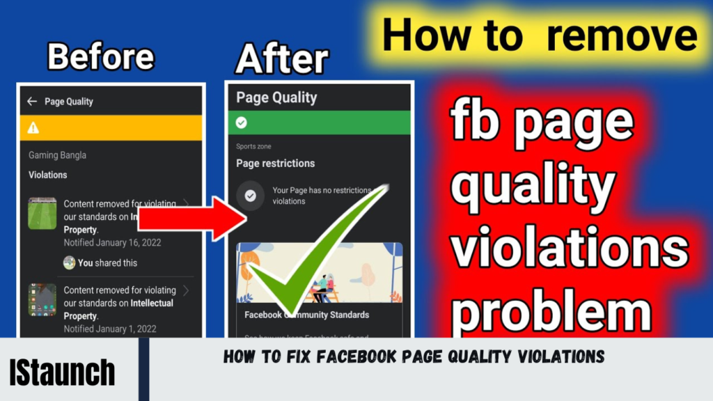 How to Fix Facebook Page Quality Violations