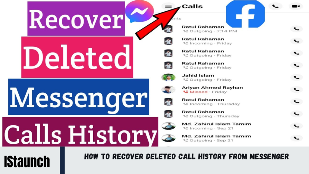 How to Recover Deleted Call History from Messenger