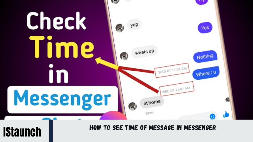 How to See Time of Message in Messenger