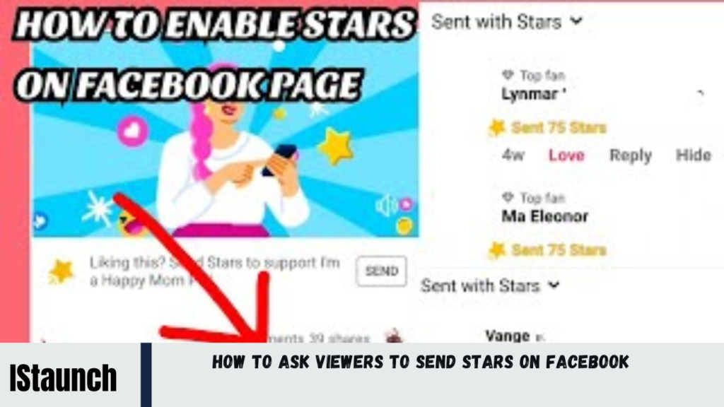 How to Ask Viewers to Send Stars on Facebook