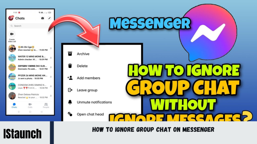 How to Ignore Group Chat on Messenger
