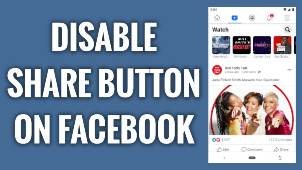 How to Remove Share Button from My Facebook Posts